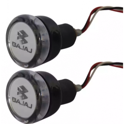 Bajaj Printed Handle Bar End Daytime Running Lights